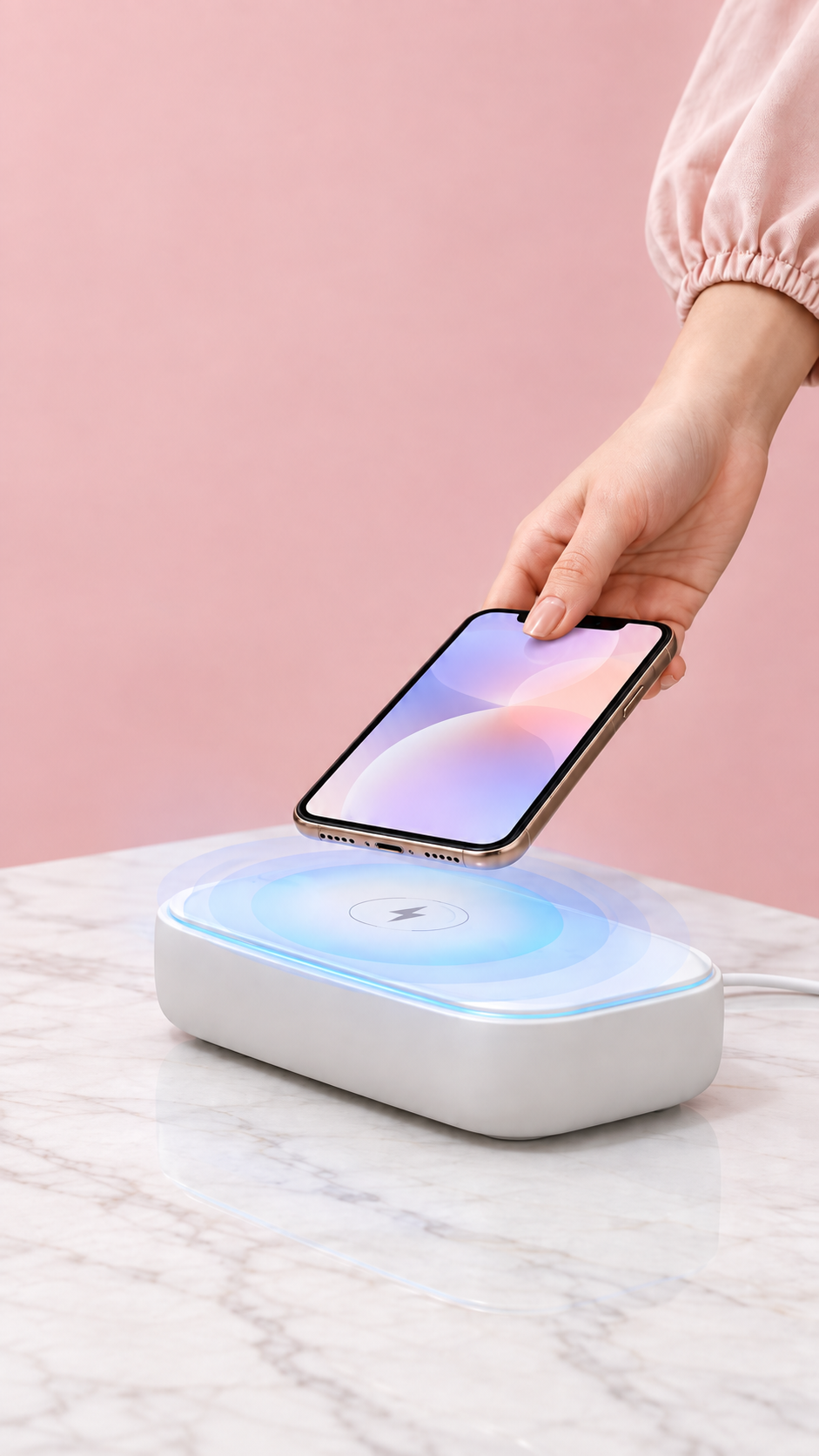 Mobile Phone Steriliser with Wireless Charging