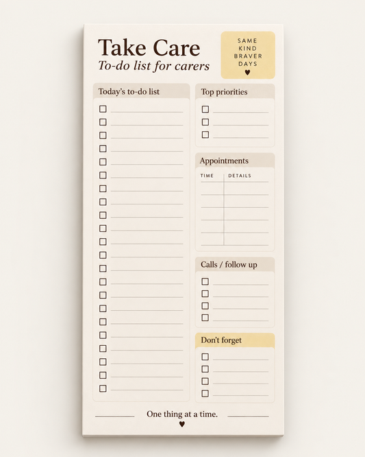 To-Do List for Carers